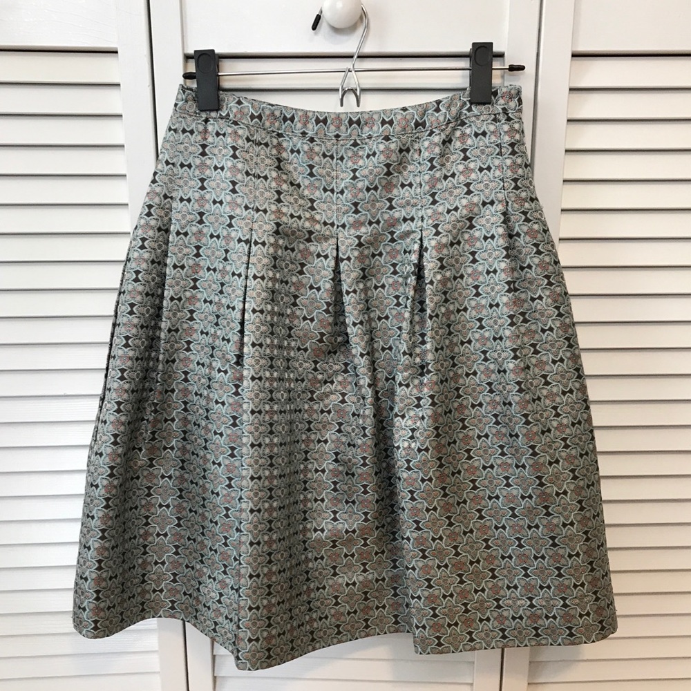 Etcetera Silk Skirt, 0, 100% Silk, EUC